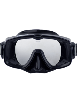 Single Lens Mask, with black Frame and black Skirt